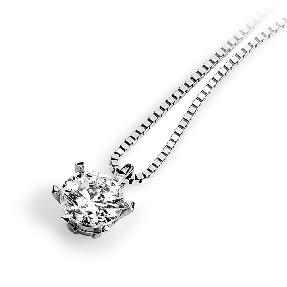 Ambrosia Gioielli - Girocollo Punto Luce - Oro Bianco - Zirconi