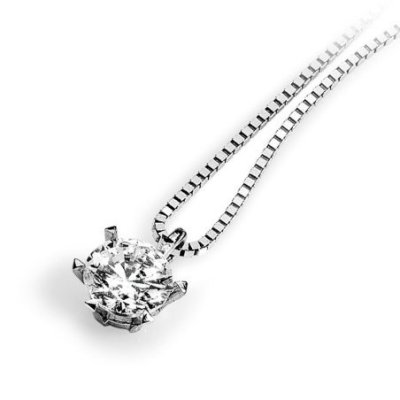 Ambrosia Gioielli - Girocollo Punto Luce - Oro Bianco - Zircone