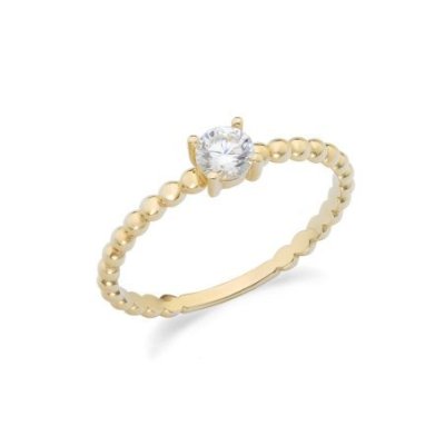 Ambrosia Gioielli - Anello Oro Giallo - Zircone