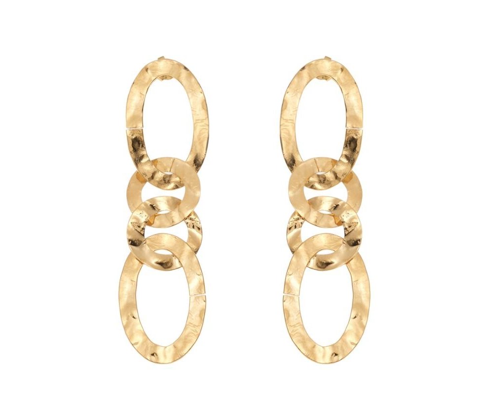 Ottaviani - Orecchini Dorati - Lunghezza 9,1 Cm