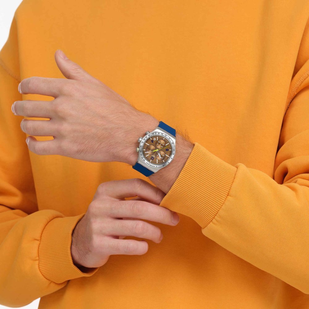 Swatch - Sidereal Glow - Cronografo - Acciaio Inox