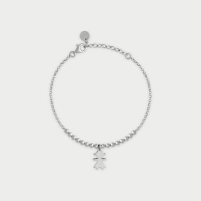 Rue Des Mille - Bracciale Micro 1 - Bimba - Argento
