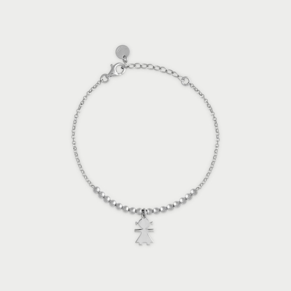 Rue Des Mille - Bracciale Micro 1 - Bimba - Argento