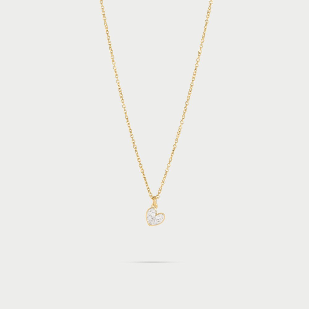 Rue Des Mille - Girocollo Catena - Cuore Zirconi