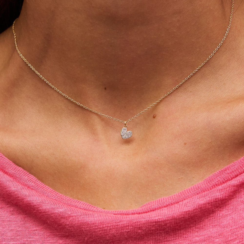 Rue Des Mille - Girocollo Catena - Cuore Zirconi