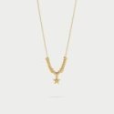Rue Des Mille - Girocollo Stella - Argento 925 - Oro 18Kt