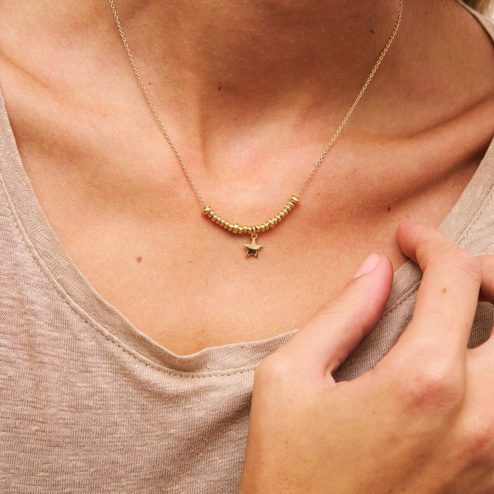 Rue Des Mille - Girocollo Stella - Argento 925 - Oro 18Kt