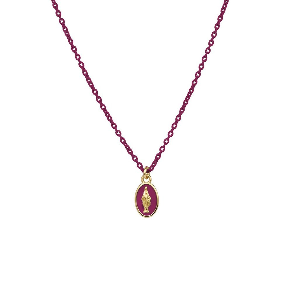 Rue Des Mille - Girocollo Madonna - Oro 18Kt - Smalto