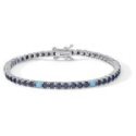 Comete Gioielli - Bracciale Uomo - Argento 925 - Zirconi