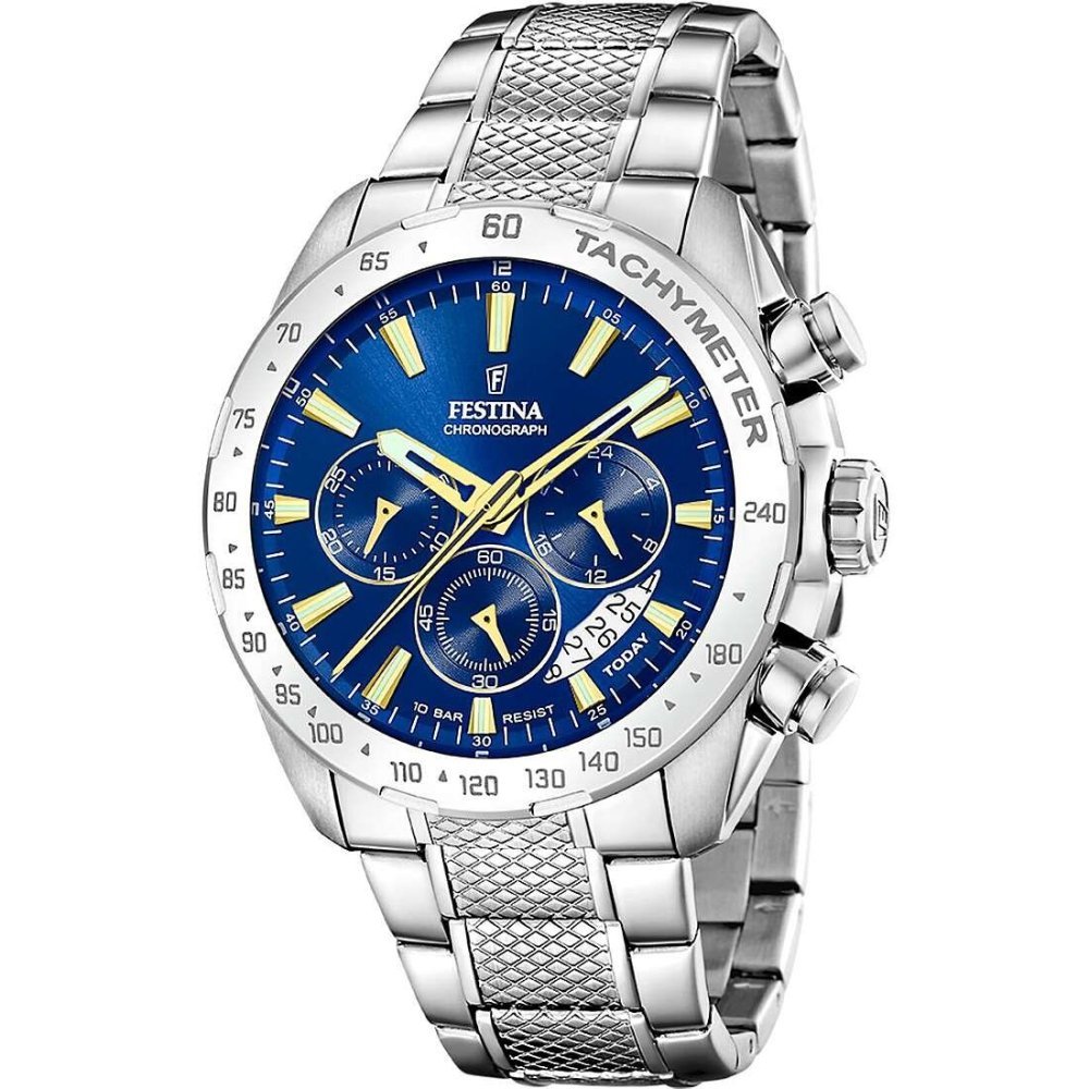 Festina - Orologio Cronografo Uomo - Blu - Acciaio