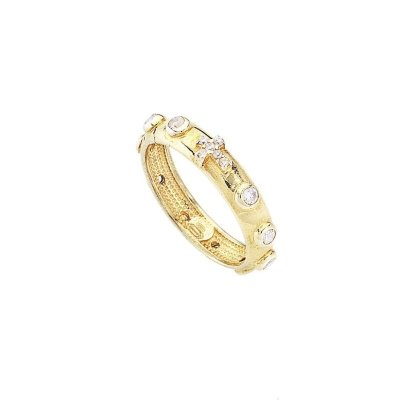 Amen - Anello Rosario - Zirconia - Argento