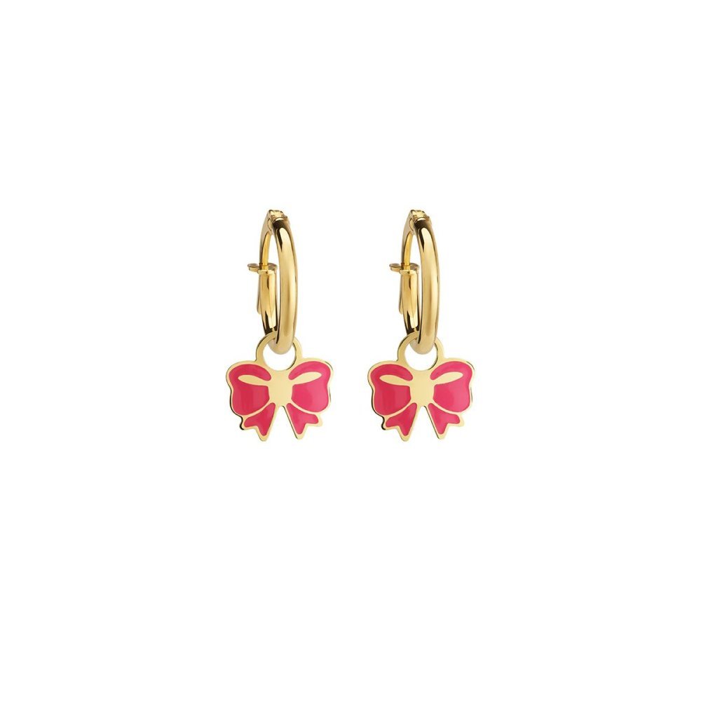 Le Bebè - Orecchini Toys Fiocco - Oro Giallo - Smaltato