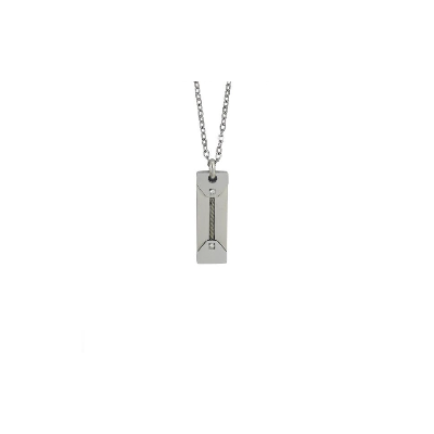 Boccadamo - Collana Con Pendente - Acciaio - Zirconi