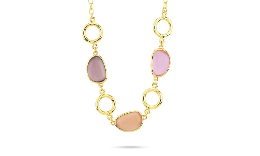 Boccadamo - Collana Xgr730D - Oro Giallo - Cristalli