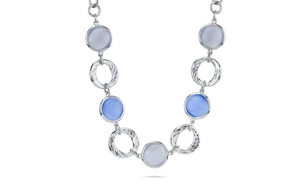 Boccadamo - Collana Xgr737B - Cristalli Blu - Bronzo