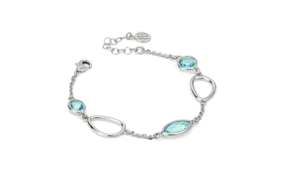 Boccadamo - Bracciale Xb1043 - Cristalli Acquamarina