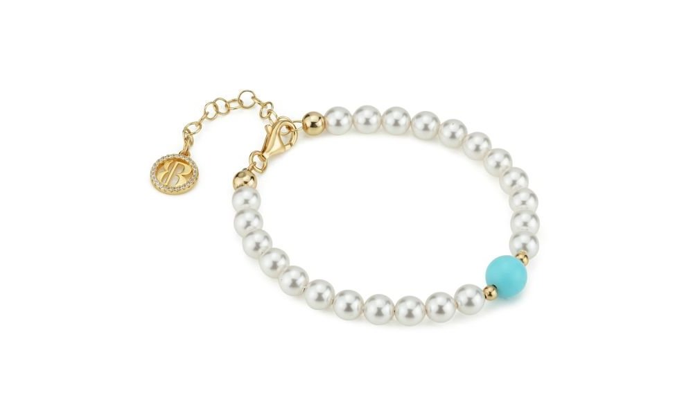 Boccadamo - Bracciale Oro - Perle E Turchese