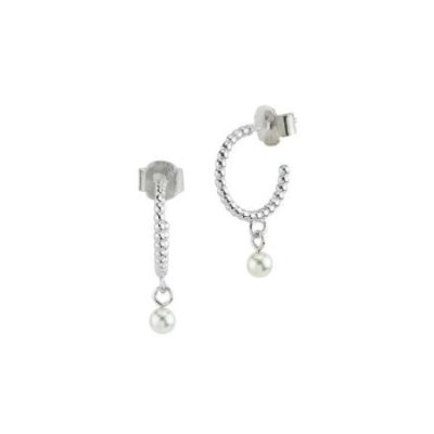 Boccadamo - Orecchini Semicerchio - Argento - Perla