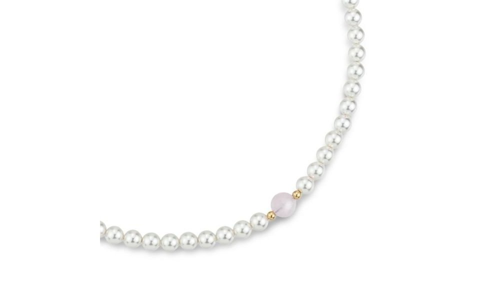 Boccadamo - Girocollo Perle - Oro Giallo - Quarzo