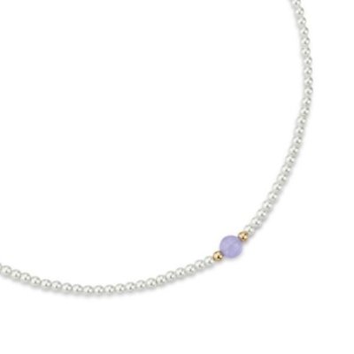 Boccadamo - Girocollo Ametista - Oro Giallo - Argento