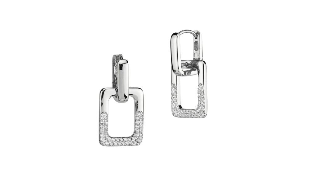 Boccadamo - Orecchini Pendenti - Argento - Zirconi