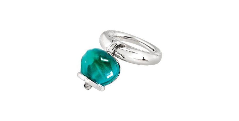 Chantecler - Anello Et Voilà - Argento - Verde