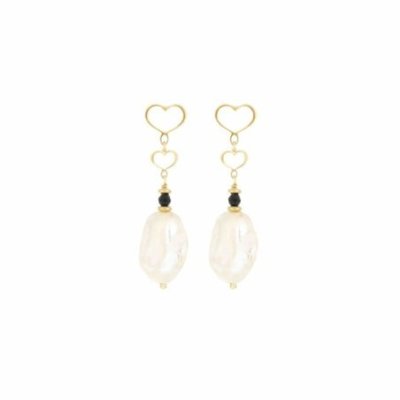 Maman Et Sophie - Orecchini Perla Barocca - Argento