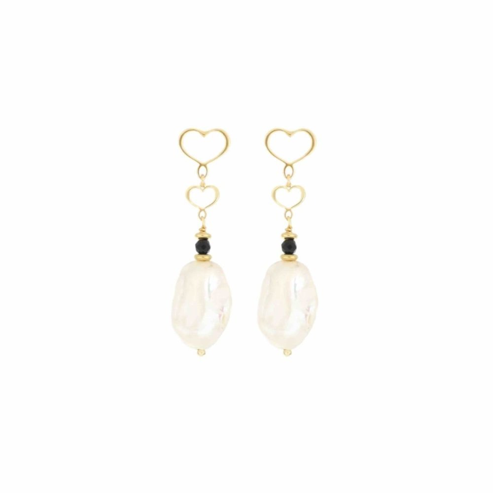 Maman Et Sophie - Orecchini Perla Barocca - Argento