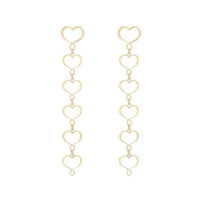 Maman Et Sophie - Orecchini Cinque Cuori - Argento