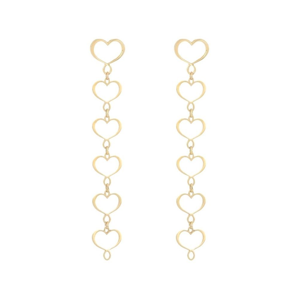 Maman Et Sophie - Orecchini Cinque Cuori - Argento