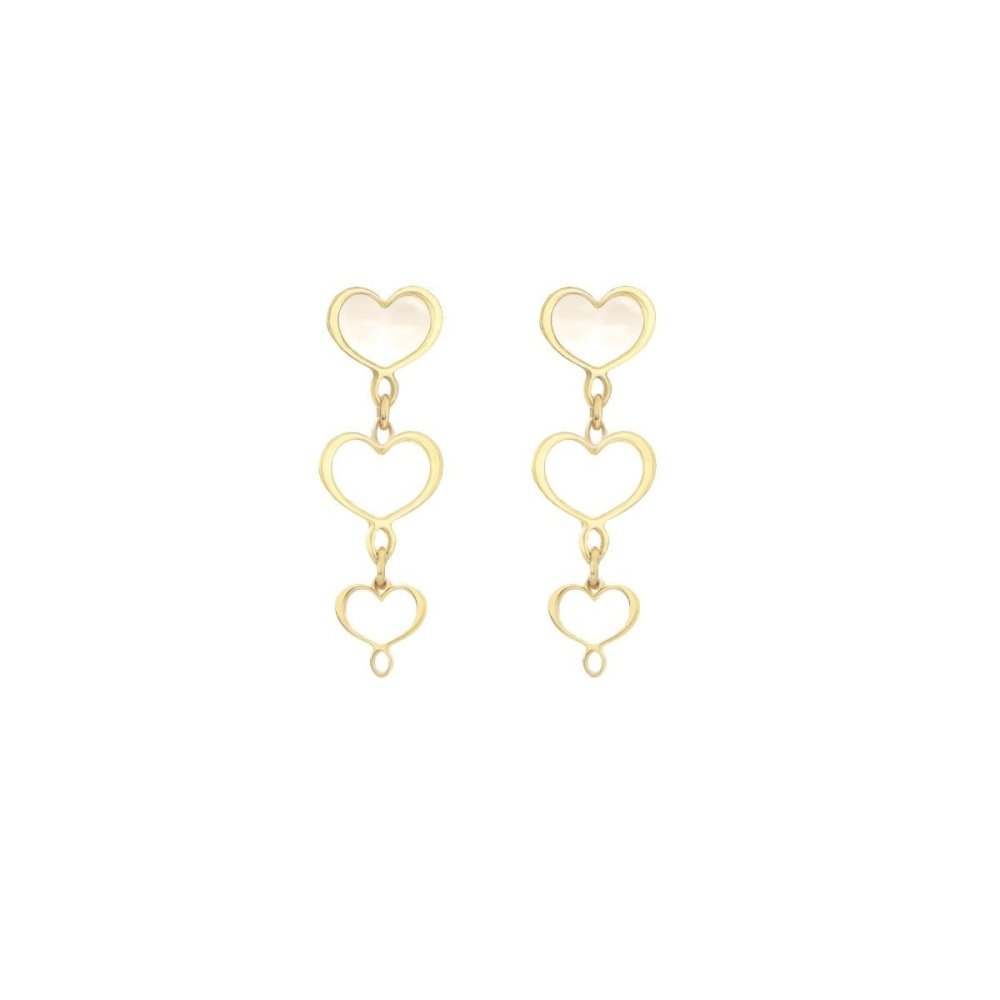 Maman Et Sophie - Orecchini Due Cuori - Argento 925