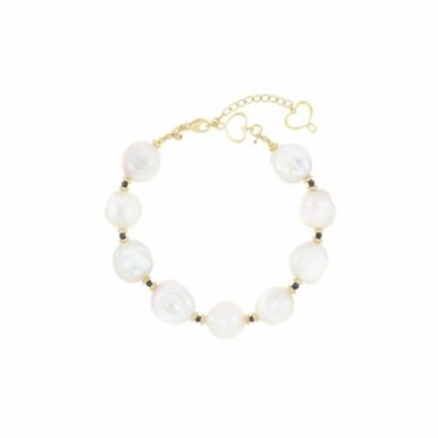 Maman Et Sophie - Bracciale Perla Barocca - Argento 925
