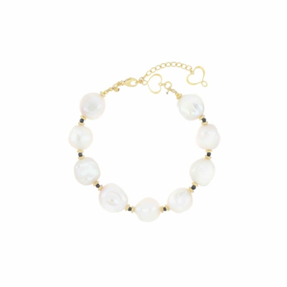 Maman Et Sophie - Bracciale Perla Barocca - Argento 925