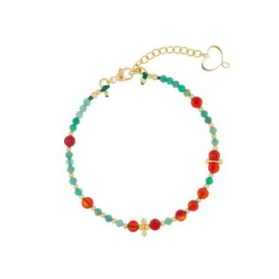 Maman Et Sophie - Bracciale Mia Africa - Smeraldo