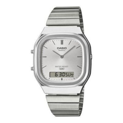 Casio - Aq-240E-7A - Orologio Unisex - Argento