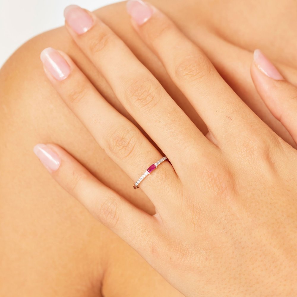 Brosway - Anello Fancy - Argento - Ruby