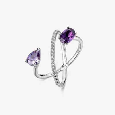 Brosway - Anello Fancy - Argento - Magic Purple