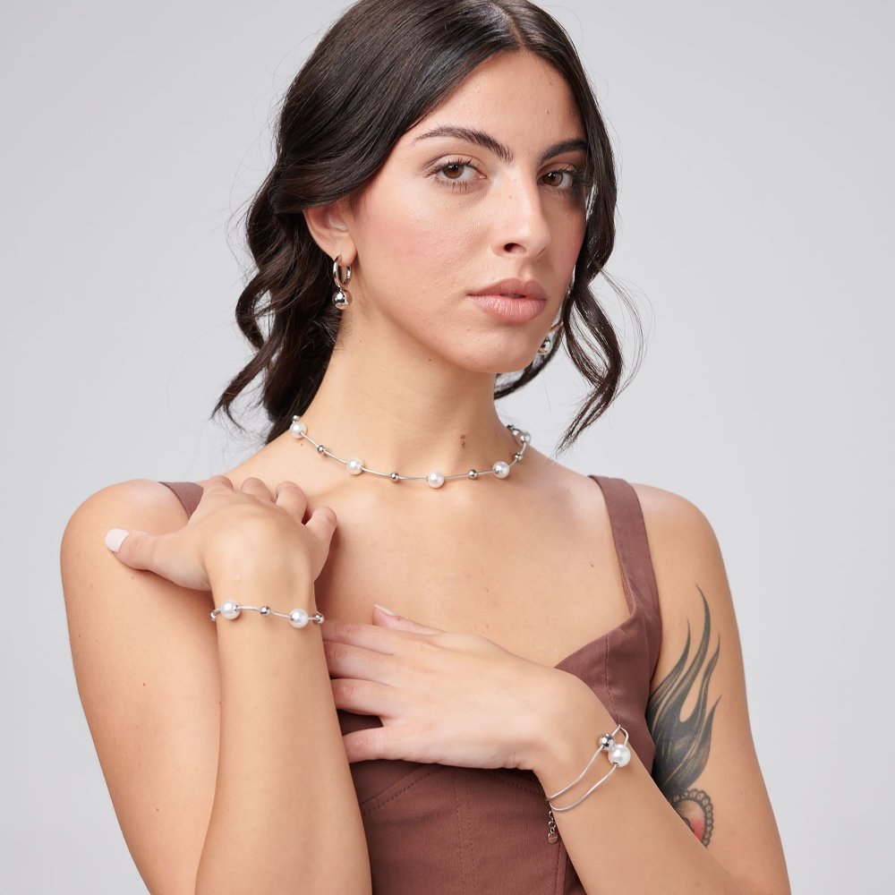 Brosway - Orecchini Perfect - Acciaio - Perle