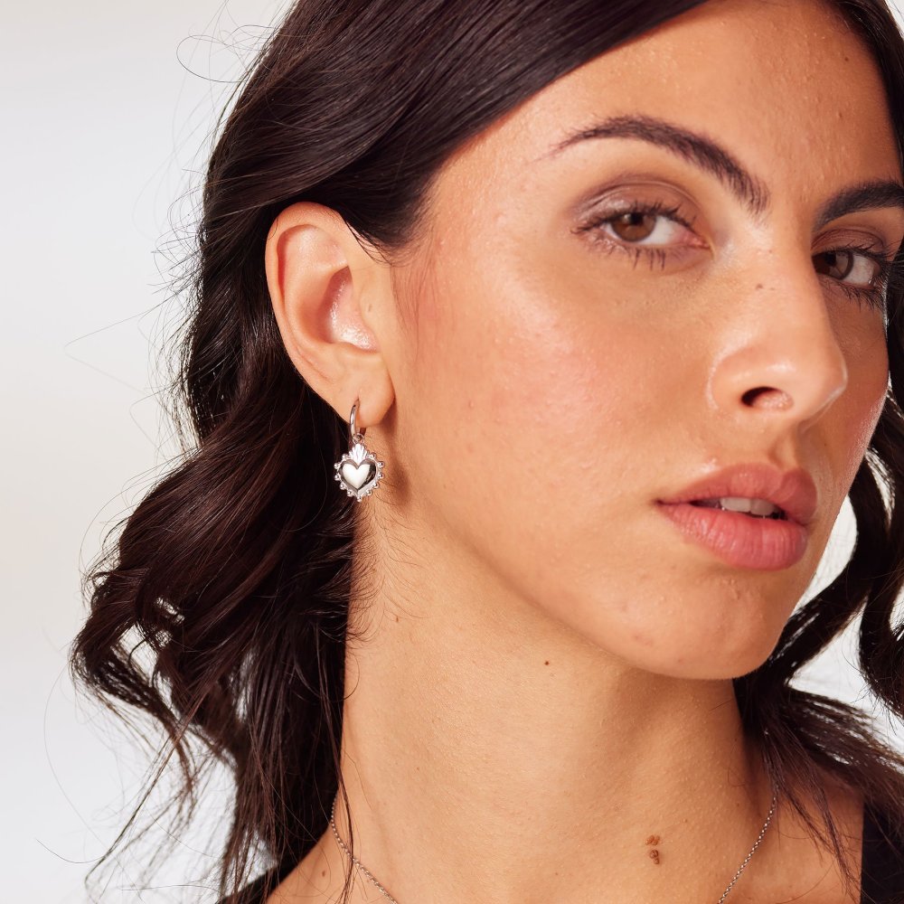 Brosway - Orecchini Chakra - Acciaio - Cuore