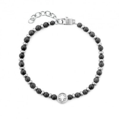 4Us Cesare Paciotti - Bracciale Uomo - Acciaio Rodiato