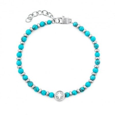 4Us Cesare Paciotti - Bracciale Uomo - Acciaio Rodiato