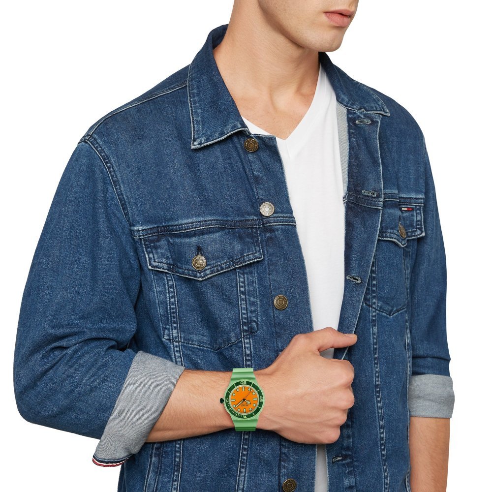 Hip Hop - Master Modell - Quadrante Arancione - Silicone