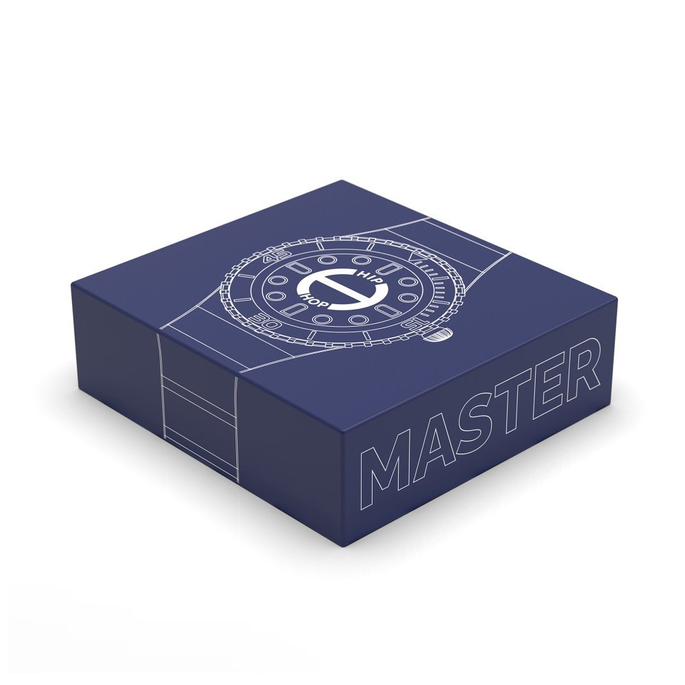 Hip Hop - Orologio Master - Silicone Rosso/Blu