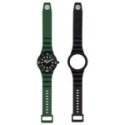 Hip Hop - Master Orologio - Quadrante Nero - Silicone