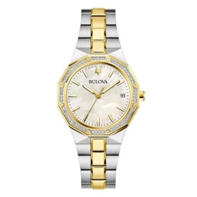 Bulova - Octagon Lady Diamonds - Acciaio - Quarzo