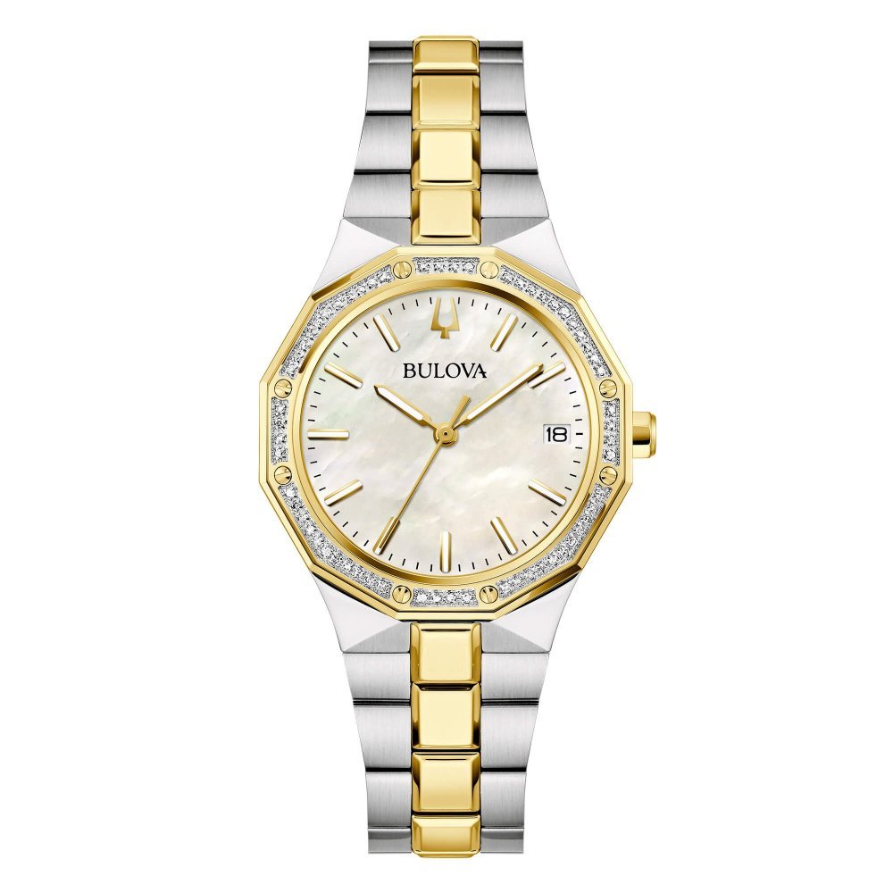 Bulova - Octagon Lady Diamonds - Acciaio - Quarzo