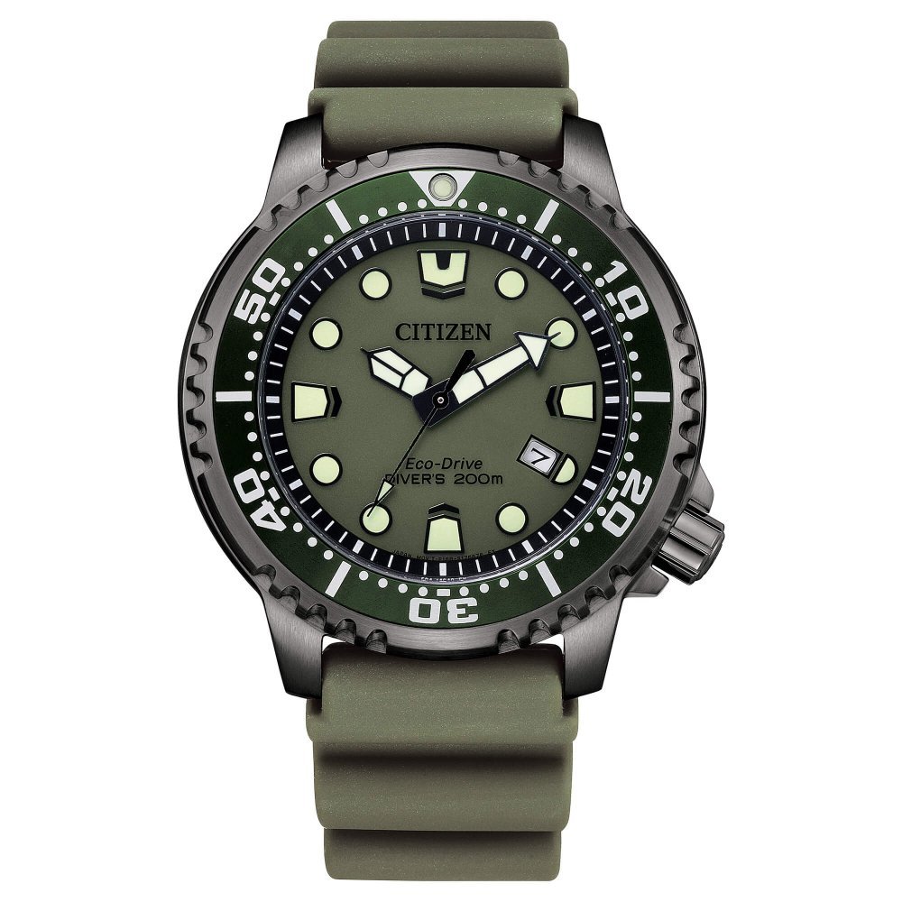 Citizen - Diver'S Eco Drive - Acciaio - Verde