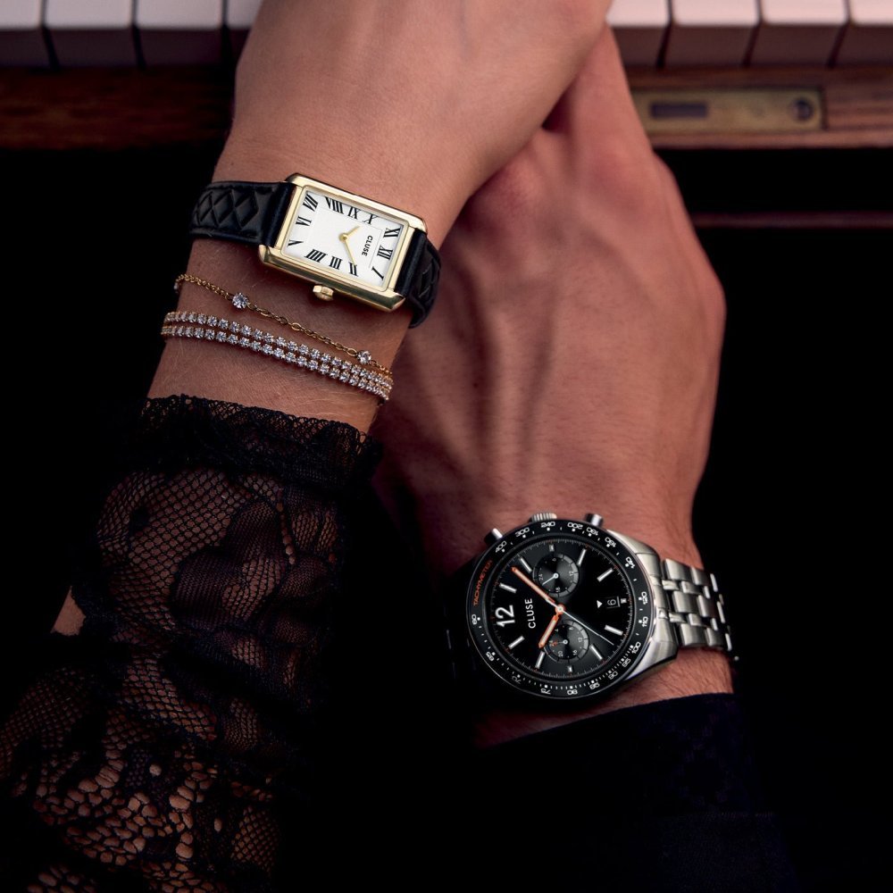 Cluse - Orologio Belisenna - Pelle - Nero