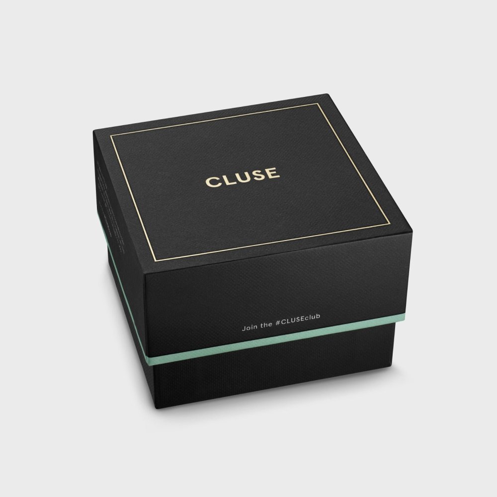 Cluse - Quadrus Watch - Pelle - Nero