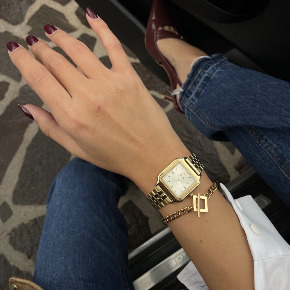 Cluse - Gracieuse Steel - Oro - Quadrato